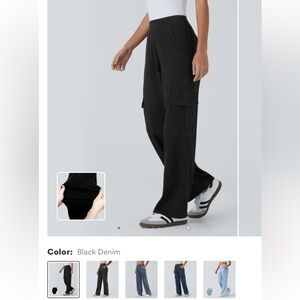 Halara new in bag cargo denim